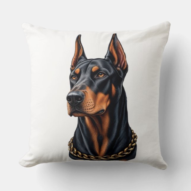 Dobermann Kussen (Voorkant)