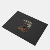 Dobermann Liefhebber Hondenliefhebber Deurmat (Schuin)