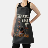 Dobermann Liefhebber Hondenliefhebber Schort (Insitu)