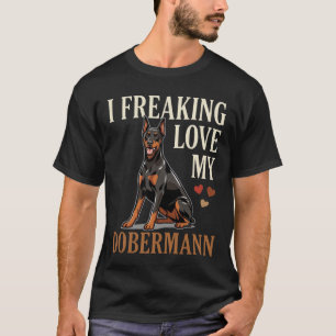 Dobermann Liefhebber Hondenliefhebber T-shirt