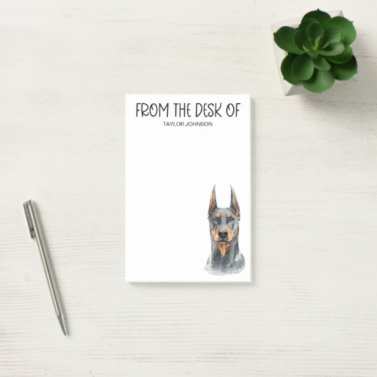 Dobermann-liefhebber Post-it® Notes (Kantoor)