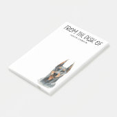 Dobermann-liefhebber Post-it® Notes (Schuin)