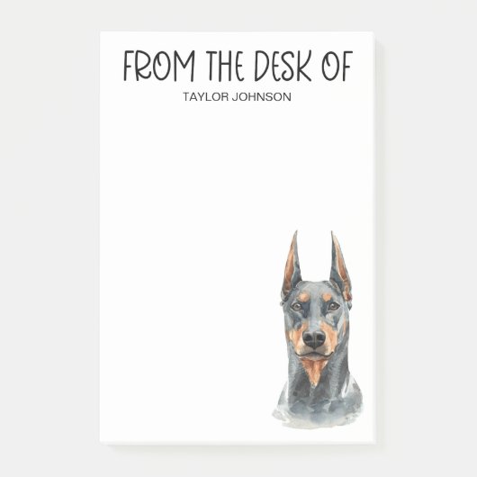 Dobermann-liefhebber Post-it® Notes (Voorkant)