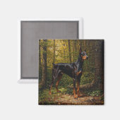 Dobermann Magneet (Voorkant / Achterkant)
