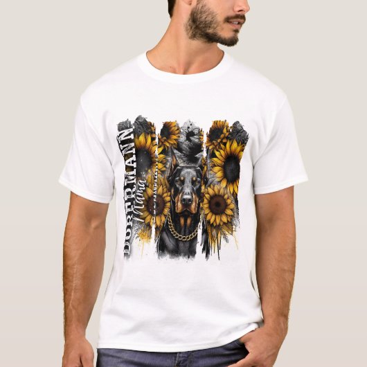 Dobermann Mama T-shirt (Voorkant)