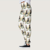 Dobermann met Paaseieren Leggings (Links)