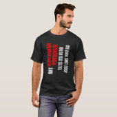 Dobermann mijn Dobermann kantelt zijn h T-shirt (Voorkant volledig)
