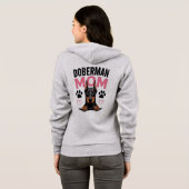 Dobermann Moeder Hoodie (Achterkant volledig)