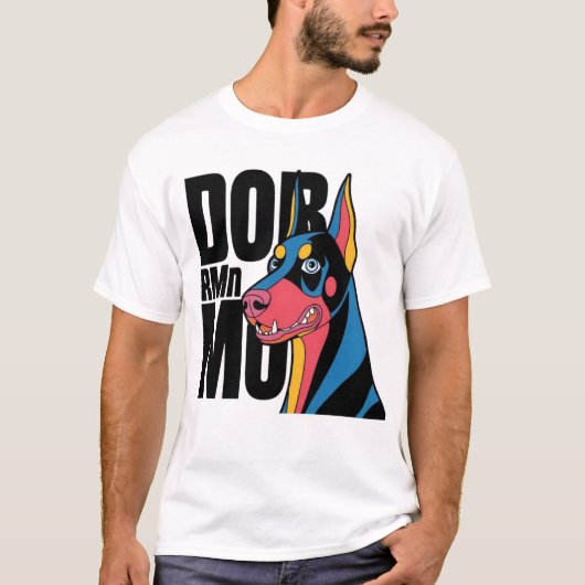 Dobermann-moeder T-shirt (Voorkant)