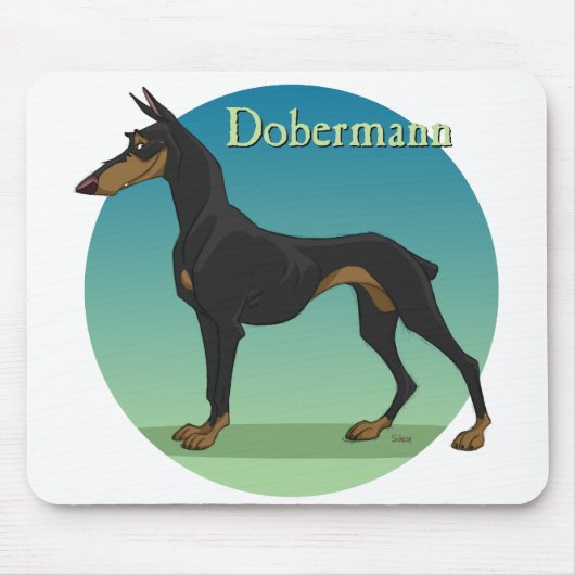 dobermann muismat (Voorkant)