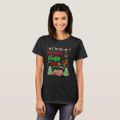 Dobermann op de stoute lijst van Sinterklaas Kerst T-shirt (Voorkant volledig)