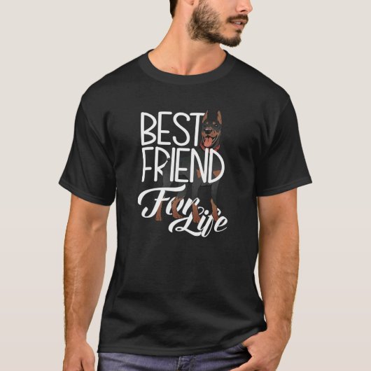 Dobermann Pincher Dobermann Beste Vriend Doberma T-shirt (Voorkant)