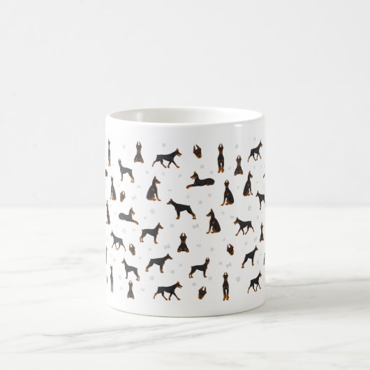 Dobermann Pincher hond Koffiemok (Center)