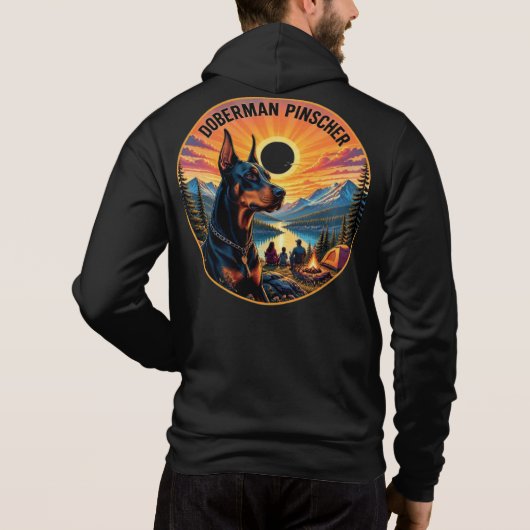 Dobermann Pincher Hoodie (Achterkant)