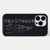 Dobermann Pincher iPhone Hoesje (Achterkant horizontaal)