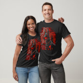 Dobermann Pinscher Bliksem Onweer Post Apocalyptis T-shirt (Unisex)