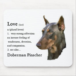 Dobermann Pinscher-cadeaus Muismat