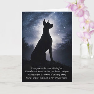 Dobermann Pinscher Dobie Medeleven Spiritueel Kaart