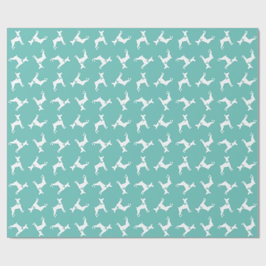 Dobermann Pinscher Dog Puppy Dobie Cadeaupapier (Vlak)