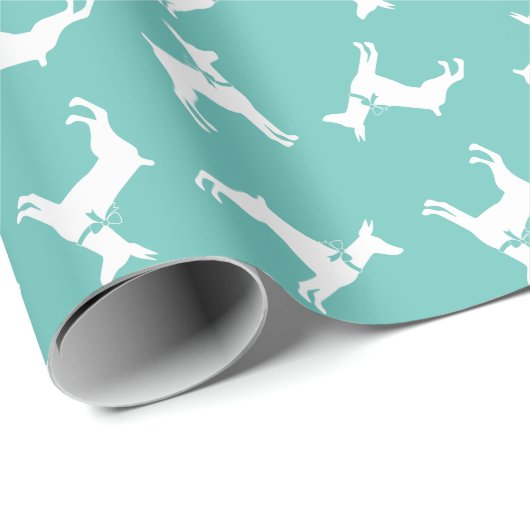 Dobermann Pinscher Dog Puppy Dobie Cadeaupapier (Rol Hoek)