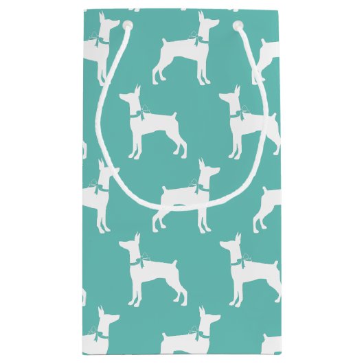 Dobermann Pinscher Dog Puppy Dobie Klein Cadeauzakje (Achterkant)