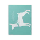 Dobermann Pinscher Dog Puppy Dobie Notitieblok (Linkerzijde)