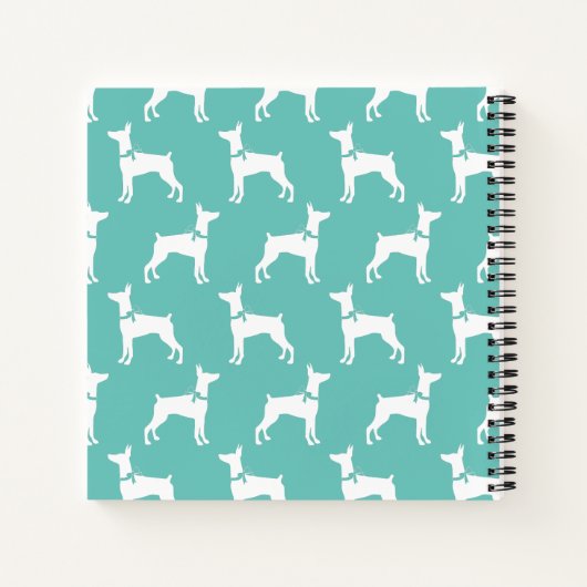 Dobermann Pinscher Dog Puppy Dobie Notitieboek (Achterkant)