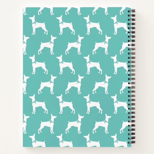 Dobermann Pinscher Dog Puppy Dobie Notitieboek (Achterkant)