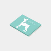 Dobermann Pinscher Dog Puppy Dobie Post-it® Notes (Schuin)