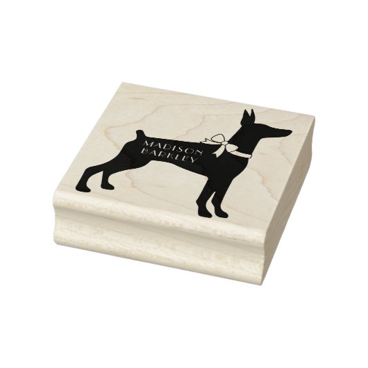 Dobermann Pinscher Dog Puppy Dobie Rubberstempel (Stempel)