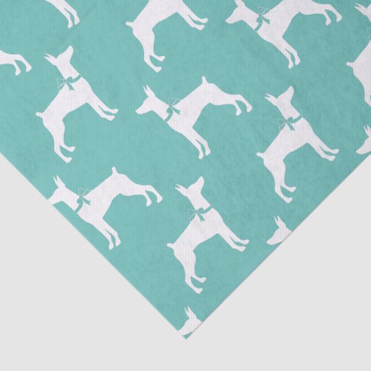 Dobermann Pinscher Dog Puppy Dobie Tissuepapier (Detail)