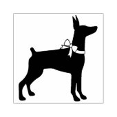 Dobermann Pinscher Dog Puppy Rubberstempel (Afrduk)