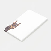 Dobermann Pinscher hond Post-it® Notes (Schuin)