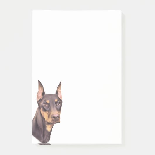 Dobermann Pinscher hond Post-it® Notes (Voorkant)