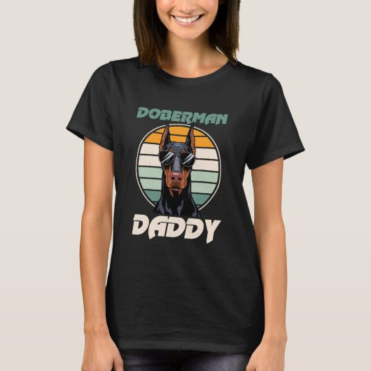 Dobermann Pinscher hond T-shirt (Voorkant)