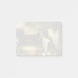 Dobermann Pinscher Hondenuitdrukking Post-it® Notes