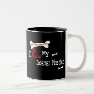Dobermann Pinscher (Ik hou ervan) Mok