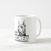 Dobermann Pinscher Koffiemok (Voorkant rechts)