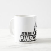 Dobermann Pinscher Koffiemok (Voorkant links)