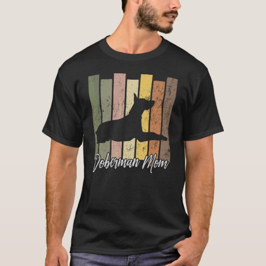 Dobermann Pinscher Moeder   Dobermann Pinscher Hon T-shirt (Voorkant)