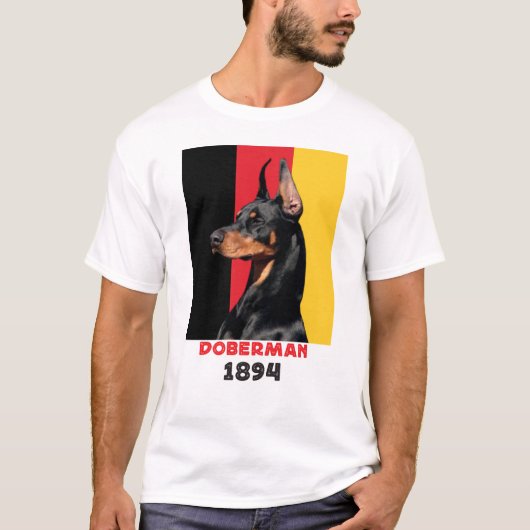 Dobermann Pinscher Moeder Vader 1894 T-shirt (Voorkant)