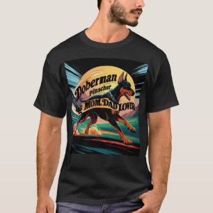 Dobermann Pinscher Moeder Vader Liefhebber T-shirt