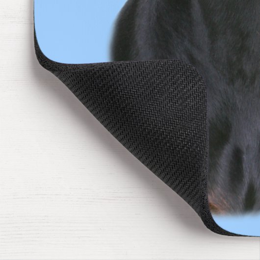 Dobermann Pinscher Natural ear mousepad Muismat (Hoek)