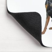 Dobermann Pinscher (natuurlijk) Muismat (Hoek)