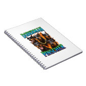 Dobermann-pinscher Notitieboek (Rechterzijde)