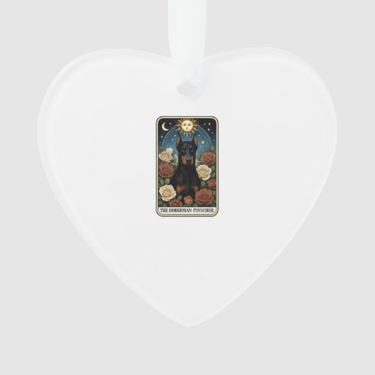 Dobermann Pinscher Ornament (voorkant)