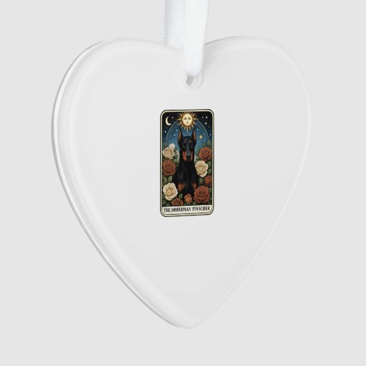 Dobermann Pinscher Ornament (voorkant)