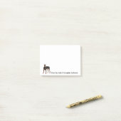 Dobermann Pinscher Personaliseer Notities Post-it® Notes (Op bureau)