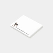 Dobermann Pinscher Personaliseer Notities Post-it® Notes (Schuin)