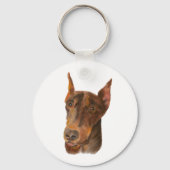 Dobermann Pinscher sleutelhanger (Voorkant)
